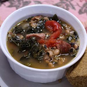 SoCal Greens and Black Eyed Pea Soup_image