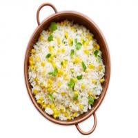 White Rice with Basil and Corn image