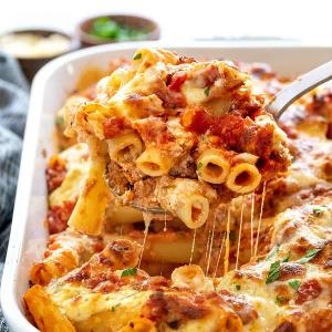 Baked Ziti with Meat Sauce_image