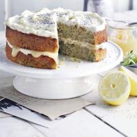 Frosted courgette & lemon cake image