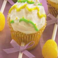 Baby Rattle Pear Cupcakes image