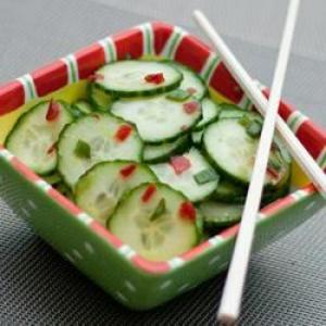 Cucumber Salad With Thai Sweet Chili Vinaigrette_image
