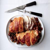 Boudin Blanc-Stuffed Turkey Breasts with Chestnuts image