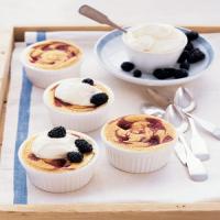 Lemon-Berry Pudding Cakes image