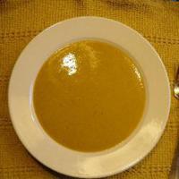 South African Pumpkin Soup with Banana and Curry_image