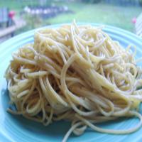 Buttery Angel Hair Pasta With Parmesan Cheese_image