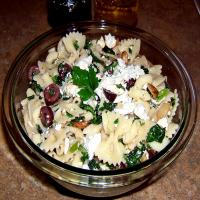 Pasta With Spinach, Feta and Olives_image