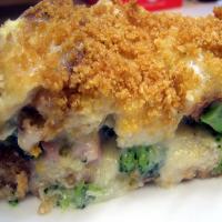 Ham, Broccoli and Cheese Souffle_image