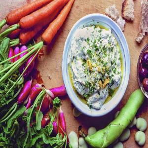 Herbed Ricotta Dip with Vegetables Recipe_image