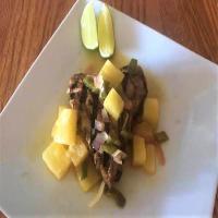 Grilled Tuna Steak with Pineapple Sauce_image