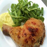 Crispy Salt Crusted Chicken With Roasted Shallots_image