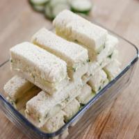 Cucumber Finger Sandwiches image