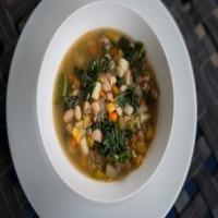 White Bean, Andouille and Kale Soup_image