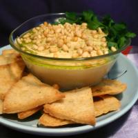 Hummus With Toasted Pine Nuts, Cumin Seeds and Parsley Oil_image