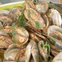 Steamers in Red Chile Pesto Broth image