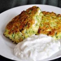Greek Courgette Fritters with Tzatziki_image