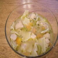 Rich Chicken Soup With Fresh Noodles_image