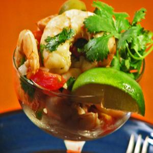 Shrimp, Tomato, and Olive Cocktail_image