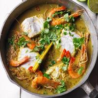 Coconut fish curry image