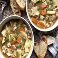quick & rich chicken soup with fresh noodles_image