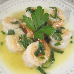 Sauteed Shrimp with Garlic, Lemon, and White Wine image