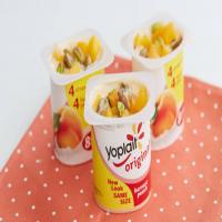 Peaches and Pistachios Yogurt Cup image