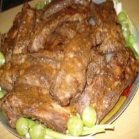Broiled Beef Ribs with Chipotle/Honey Sauce_image