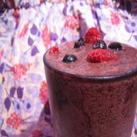 Low Fat Chocolate Berry Smoothie_image