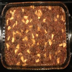 Spiced Apple Baked Beans image