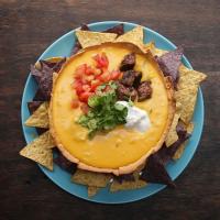 Loaded Queso In A Tortilla Bowl Recipe by Tasty image