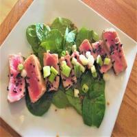 Spinach Salad with Ahi Tuna image