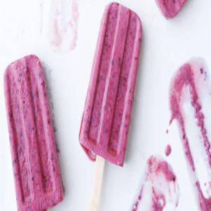 Banana, Berry, and Buttermilk Popsicles image