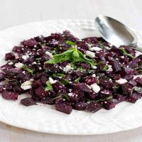 Roasted Beet Salad with Feta Cheese_image