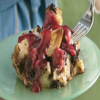 Chocolate Raspberry Bread Pudding image