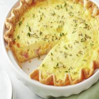 Ham and Cheddar Quiche_image