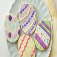 Decorated Easter Egg Sugar Cookies image