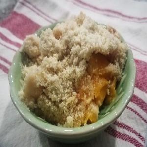 Peach and Almond Crumble image