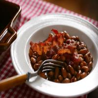 Fake Baked Beans With Crispy Bacon image
