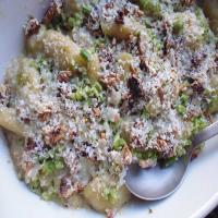 Gnocchi with Garlic Scapes and Walnuts image