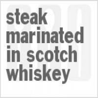 Steak Marinated in Scotch Whiskey_image