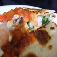 Cheesy Shrimp Quesadillas image