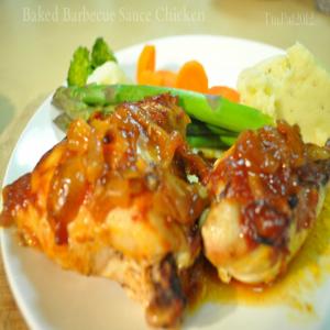 Baked Barbecue Sauce Chicken image
