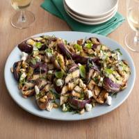 Grilled Eggplant and Goat Cheese Salad image