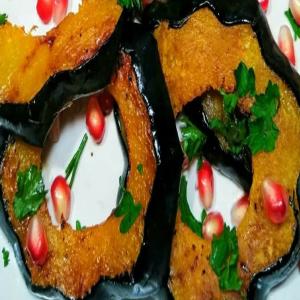 Oven-Roasted Acorn Squash With Pomegranate And Parsley Recipe by Tasty_image