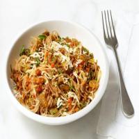 Angel Hair Pasta With Walnut-Carrot Sauce_image