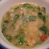 Italian White Bean and Spinach Soup image