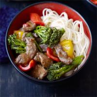 Chilli beef with broccoli & oyster sauce image