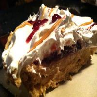 EASY PEANUT BUTTER N JELLY PIE image