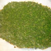 Spinach Pizza Crust image
