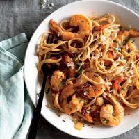 Smoky Shrimp & Roasted Red Pepper with Linguine_image